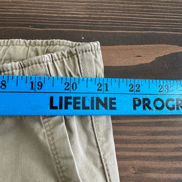 Men’s Tommy Bahama Beige Relaxed Fit Pants 2XLT Blue Fish Lining Drawstring - Picture 8 of 9